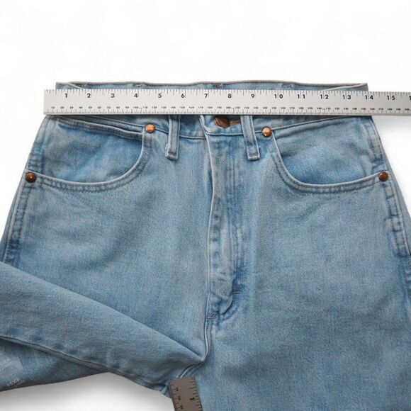 Wrangler Cowboy Cut Slim Fit Light Wash Western Jeans 1014MWZGH Women's 9 x 34 - Picture 13 of 13